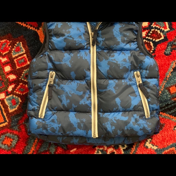 H&M L.O.G.G. Boys Zip Up Hooded Puffer Vest Jacket - Picture 3 of 9